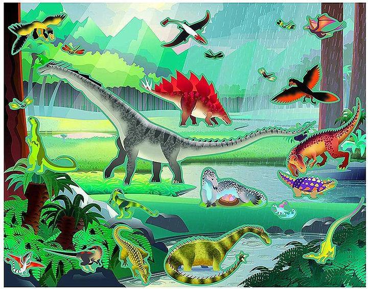 Actual product image Melissa & Doug Reusable Sticker Book - Primal World