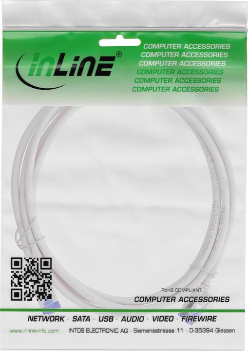 Produktbild InLine Patchkabel Slim (S/FTP, CAT6a, 5 m)