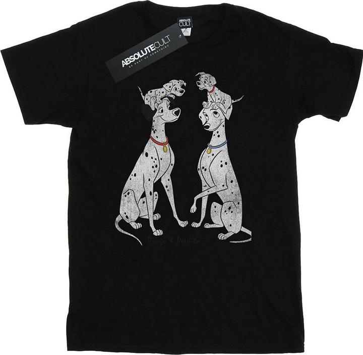 Actual product image 101 Dalmatians Mens Pongo And Perdita Cotton T-Shirt (M)