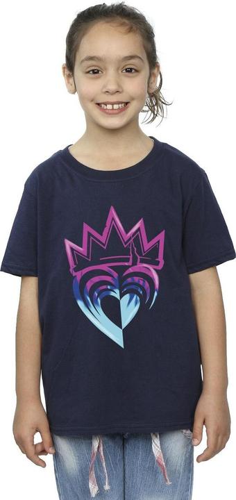 Immagine prodotto Disney Descendants Pink Crown Maglietta Ragazze (152, 158)