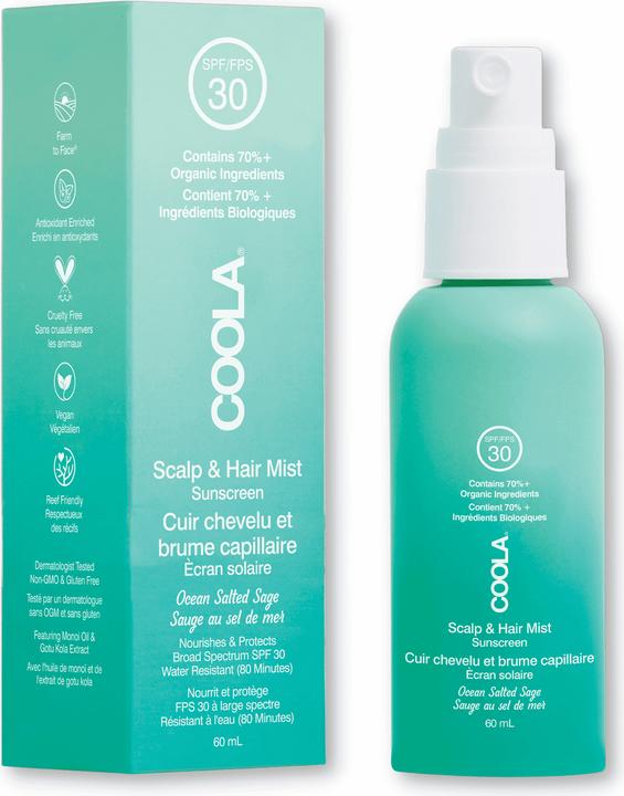 Coola Suncare Scalp & Hair Mist (Spray solare, SPF 30, 60 ml, 60 g)