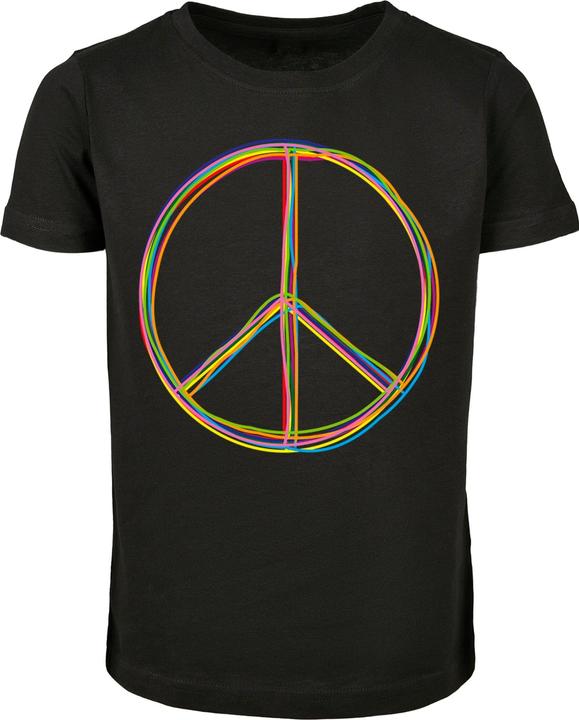 Immagine prodotto Merchcode Ragazze Peace - Maglietta a maniche corte multicolore - 167905 (134)