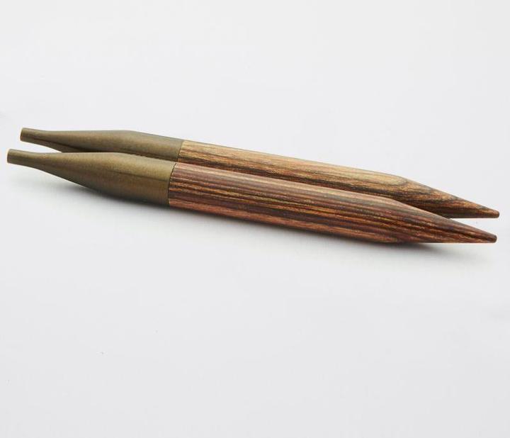 Actual product image Knitpro interchangeable needle tips ginger wood