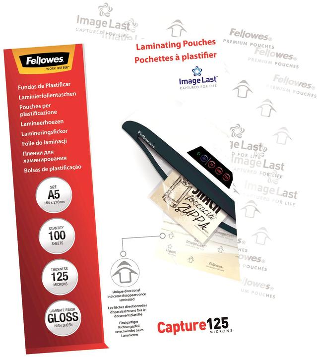 Actual product image Fellowes Capture 125 (A5, 100 Piece, 125 µm)