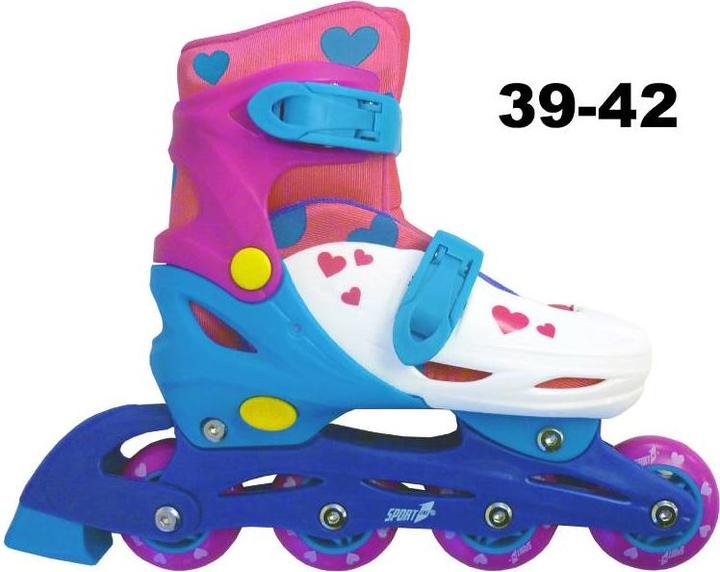 Image du produit Power Play Sport1 "Easy Roller" Pink inlinere Rulleskøjter til børn str. 39-42 (39)