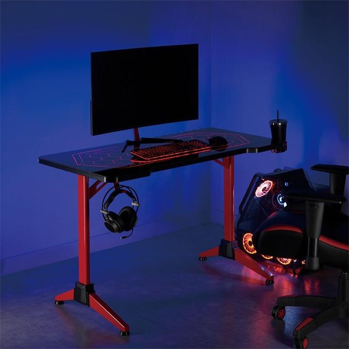 Actual product image LogiLink Gaming Desk with Geo Honeycomb Pattern