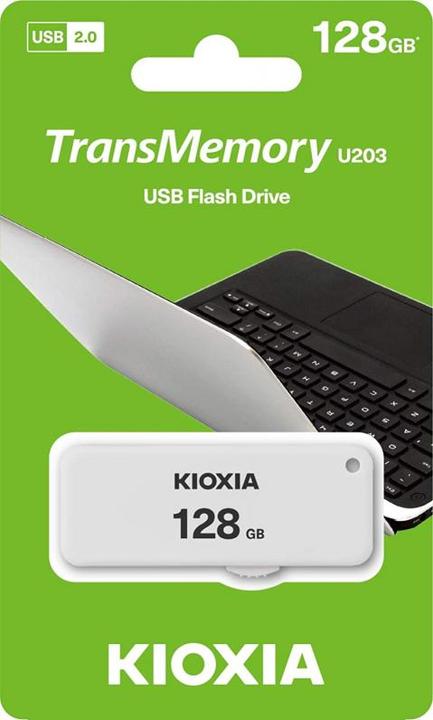 Actual product image Kioxia USB flash drive USB2.0 TransMemory U203 (128 GB, USB-A, USB 2.0)