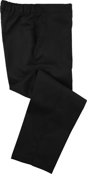 Immagine prodotto Dennys Pantaloni da cuoco neri con elastico in vita (L)