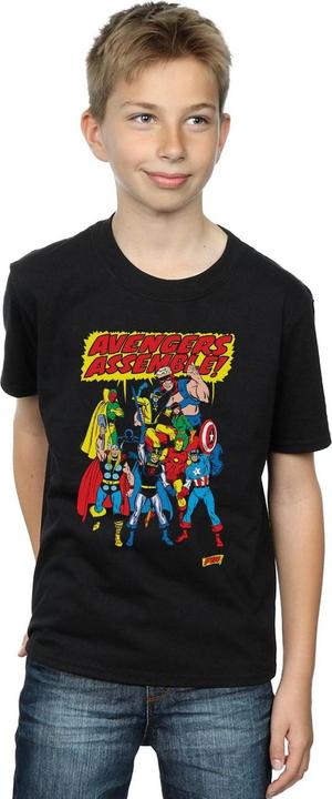 Actual product image Boys Avengers Assemble T-Shirt (152, 158)