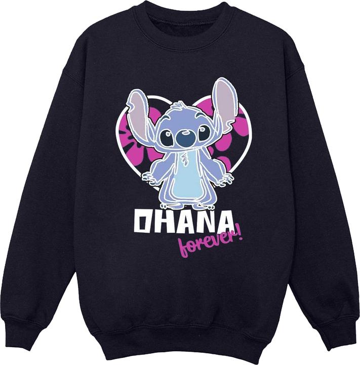 Produktbild Disney Lilo And Stitch Ohana Forever Heart Sweatshirt (XXL)
