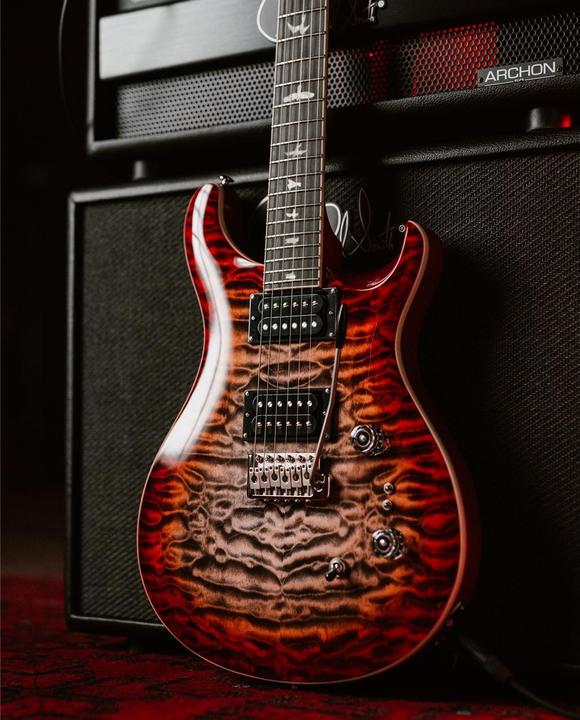 Produktbild PRS SE Custom 24-08 Quilt (E-Gitarre, mahogany, Quilted maple, Maple)