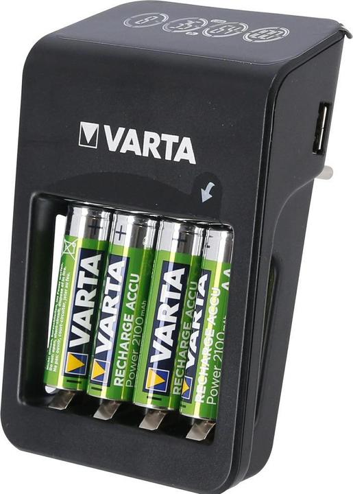 Produktbild Varta LCD Plug Charger+ (1 Stk., AA, 2100 mAh, Ladegerät inkl. Akku)