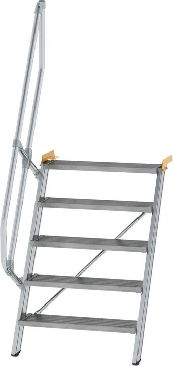 Immagine prodotto Munk Scale 60° Larghezza gradini 800 mm 5 gradini Alluminio nervato (94.10 cm)