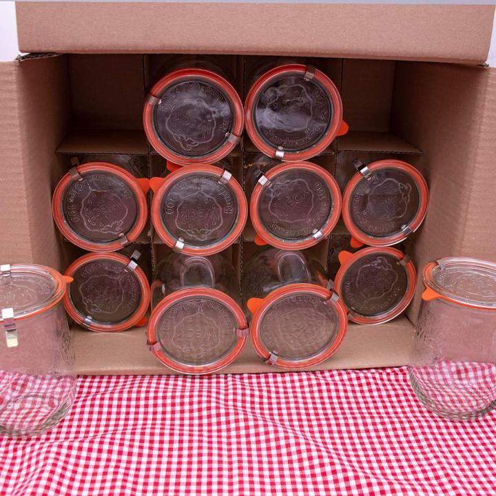 Produktbild Flaschenbauer.de 12er Set 1L, Einmachgläser (12 Stk., 1 l)