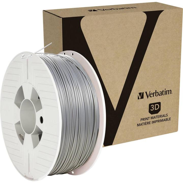 Actual product image Verbatim ABS Filament 1.75 mm (ABS, 1.75 mm, 1000 g, Silver)