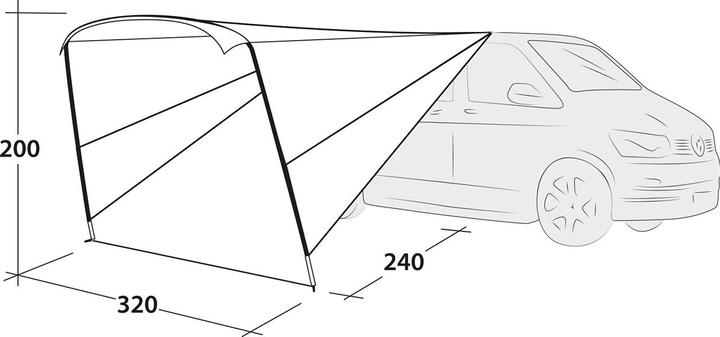 Actual product image Outwell Touring Canopy (Awning, 5.50 kg)