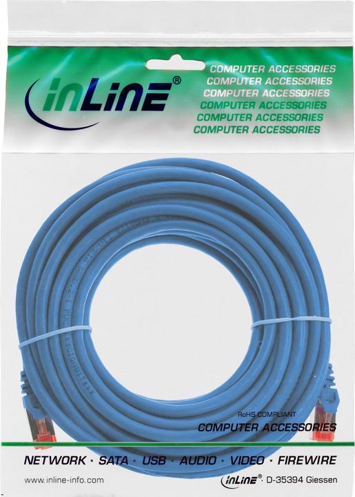 Image du produit InLine Câble de raccordement (S/FTP, CAT6, 30 m)