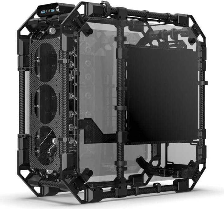 Immagine prodotto Alphacool GHE Apex Pro Scheletro Carbon Housing (ATX, ITX, mATX)