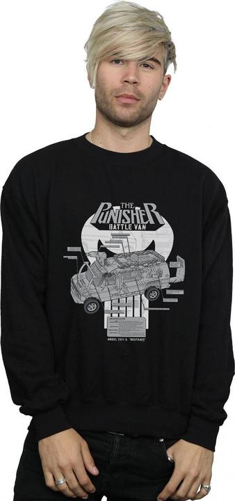 Immagine prodotto The Punisher Battle Van Breakdown Felpa Uomo (XXL)