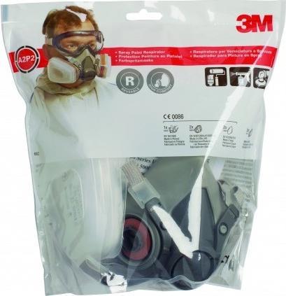 Actual product image 3M Half mask with changeable filters (A2P2, 1 x)