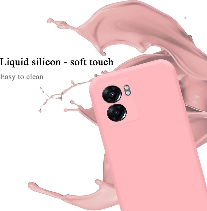 Actual product image Cadorabo TPU Liquid Silicone Case Cover for Oppo A57 5G / A77 5G / Realme V23 (Realme V23 5G, Oppo A57 5G, Oppo A77 5G)