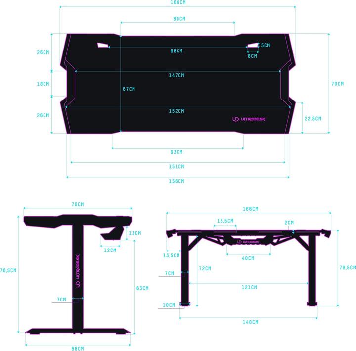Actual product image Ultradesk Force