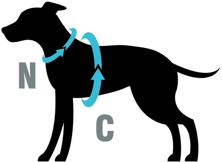 Produktbild Petlando Geschirr Y-Comfort Mesh, Anthrazit (M, Hund, Allgemein)