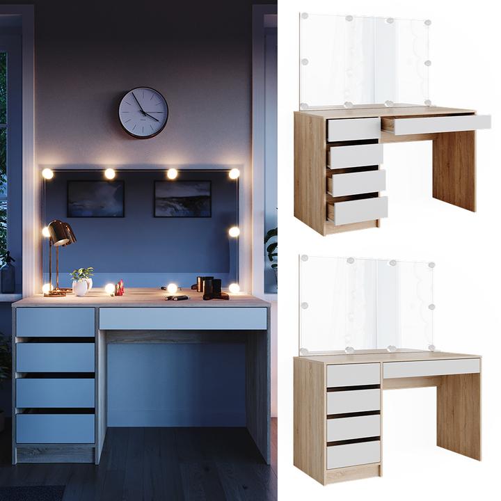 Immagine prodotto Vicco Sherry con illuminazione (55 x 75 x 120 cm)