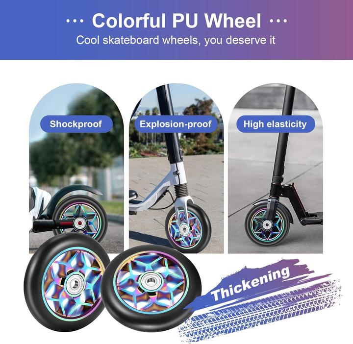 Actual product image Lewitors 2er Set Stunt Scooter Ersatzräder