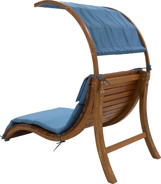 Immagine prodotto Axi Sedia a sdraio Salina con ombrellone blu (186.50 cm)
