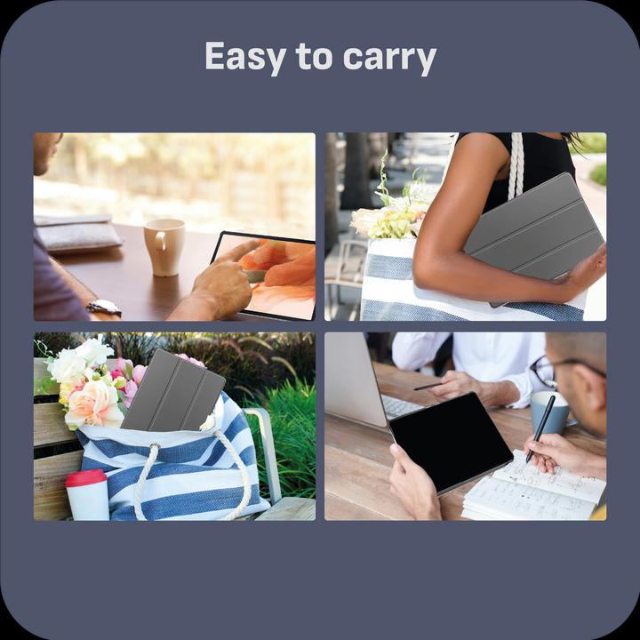 Actual product image Cazy Premium Smart Cover Compatible with Samsung Galaxy Tab S7 FE - Protective Case Cover - Automatic (Galaxy Tab S7 FE)