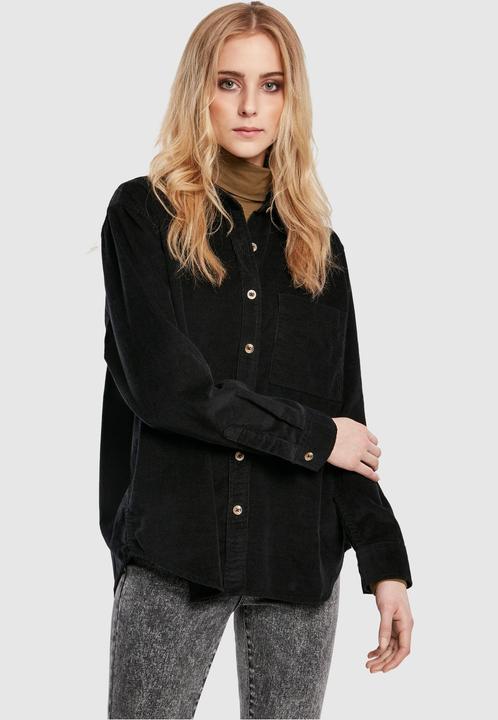 Actual product image Urban Classics Ladies Corduroy Oversized Shirt (S)