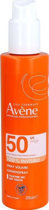 Avène Sonnenspray LSF 50 für empfindliche Haut, 200 ml Lösung (Sonnenspray, SPF 50, 200 ml)