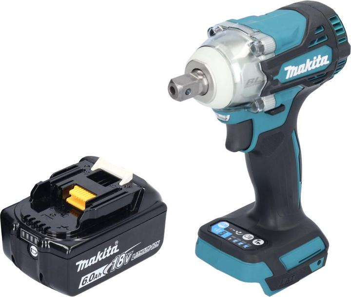 Actual product image Makita DTW 301 G1 cordless impact wrench 18 V 330 Nm 1/2" brushless + 1x rechargeable battery 6.0 Ah - (Rechargeable battery operated)