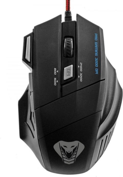 Actual product image Media-Tech Gaming mouse COBRA PRO MT1115, 3200 DPI, black (Cable)