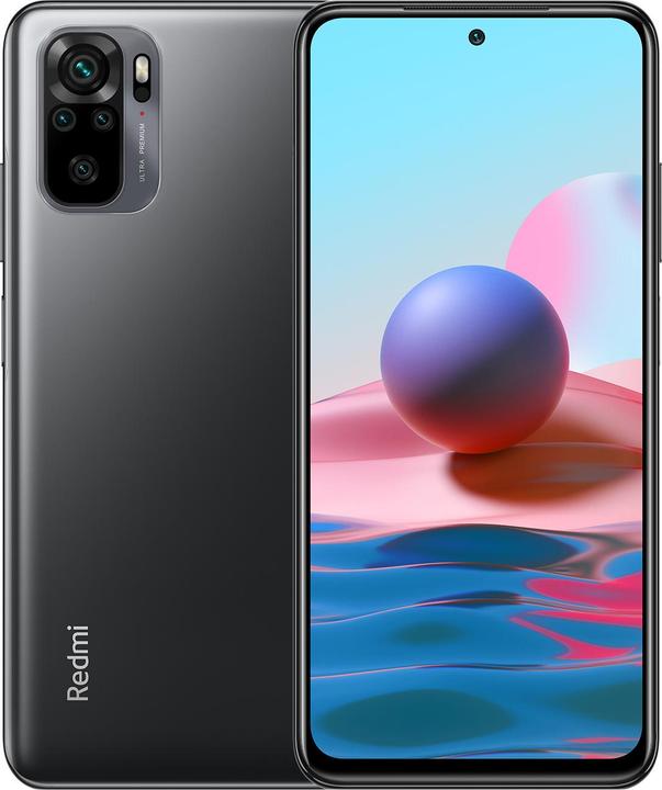 Xiaomi Redmi Note 10 (128 GB, Onyx Gray, 6.43", Dual SIM, 48 Mpx, 4G)