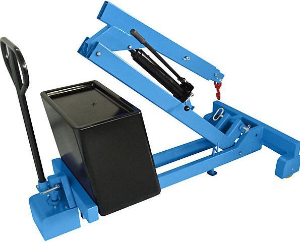 Produktbild Janssen Hydraulik-Technik Gegengewichtskran, Tragfähigkeit max. 550 kg, Hydraulik-Pumpe doppelt wirkend
