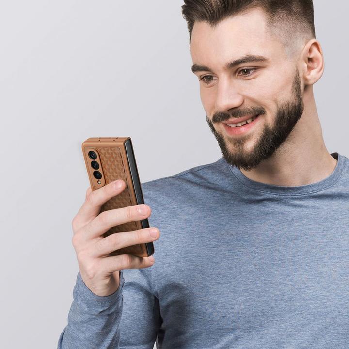 Produktbild Dux Ducis Venice Series Echtleder Case (Samsung Galaxy Z Fold4)
