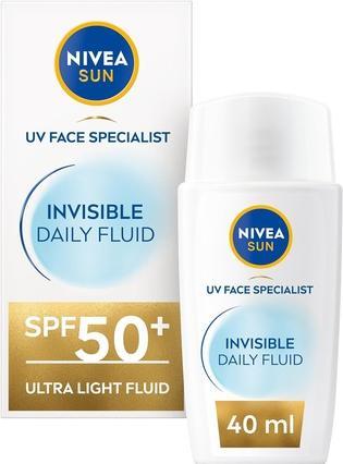 Productafbeelding NIVEA Huidcrème Specialist Invisible Daily Fluid SPF 50+ 40 ml (SPF 50+, 40 ml)