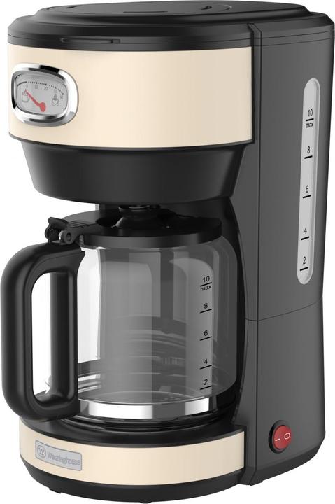 Actual product image Westinghouse Coffee Maker Retro 10 cups 1,25l glass jug