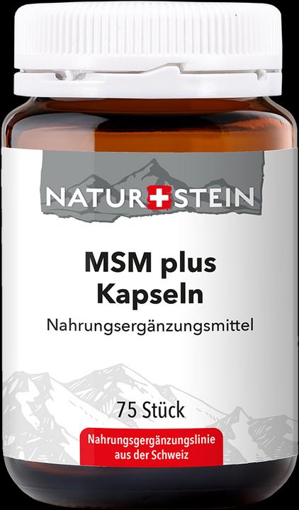 Actual product image Naturstein MSM plus capsule (75 Piece, Capsules, 179 g)