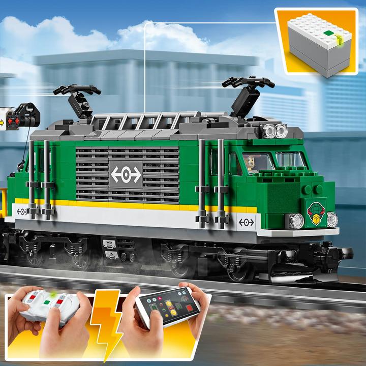 Productafbeelding LEGO Goederentrein (60198, LEGO Stad, LEGO aangedreven UP)
