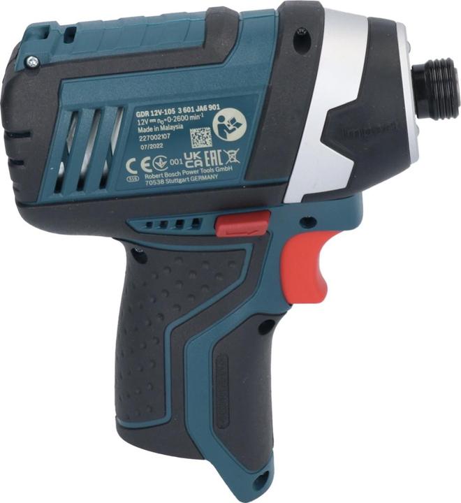 Immagine prodotto Bosch Professional Bosch GDR 10,8 V-LI Professional Visseuse à percussion sans fil, 105Nm, solo + L-Boxx - sans batteri (Batteria ricaricabile)