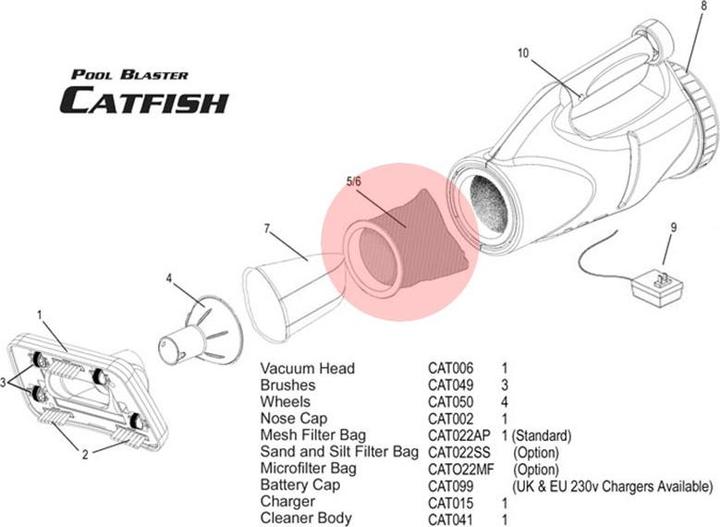 Immagine prodotto Water Tech Sacchetto di ricambio per Catfish (sabbia e calce)