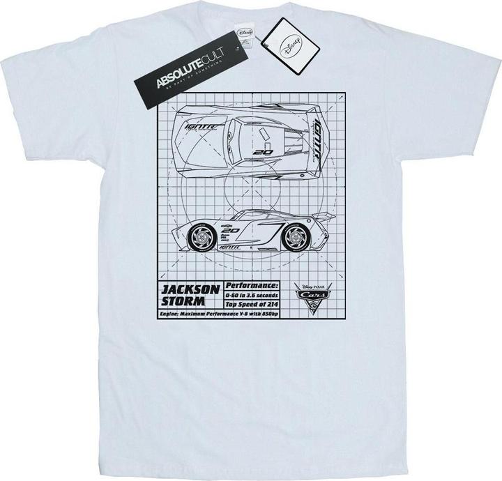Produktbild Disney Cars Jackson Storm Blueprint TShirt (XXL)