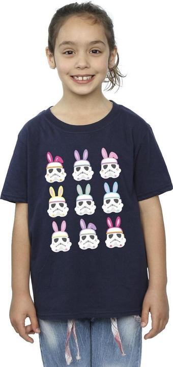 Immagine prodotto Star Wars Stormtrooper Easter Bunnies Maglietta Ragazze (152, 158)