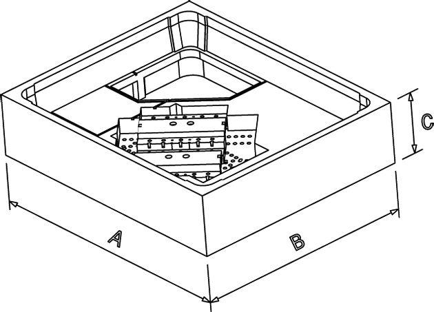 Actual product image Duravit Tub support D-CODE for 720164, 1600x750mm (160 cm, 157 cm)
