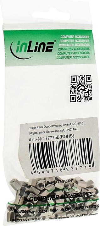 Produktbild InLine 10er Pack Doppelmutter