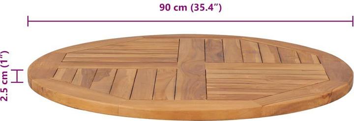 Immagine prodotto VidaXL Tassilo (90 x 90 x 2,5 cm)