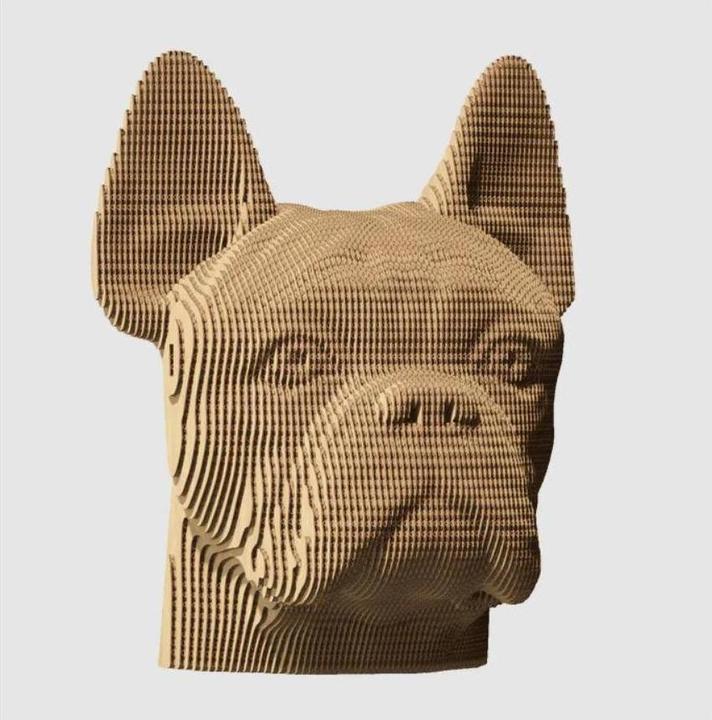 Produktbild Cartonic Bulldog - 3D Modell aus Karton
